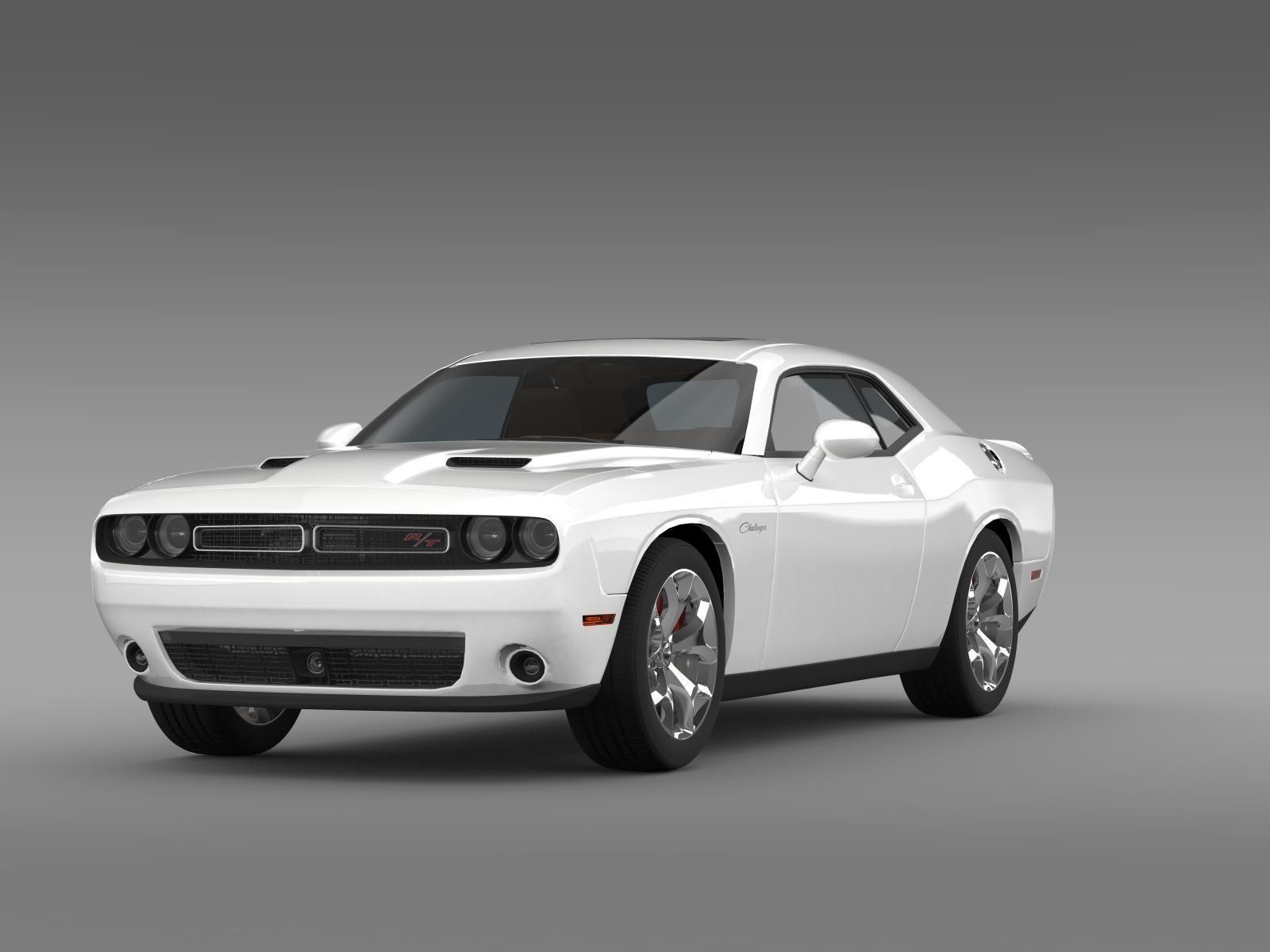 Dodge Challenger RT Classic LC 2015 3D model_2