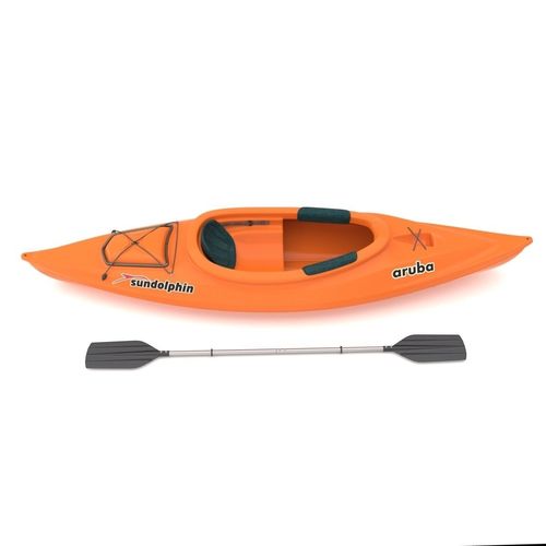 Sport Boat With Paddle 3D model