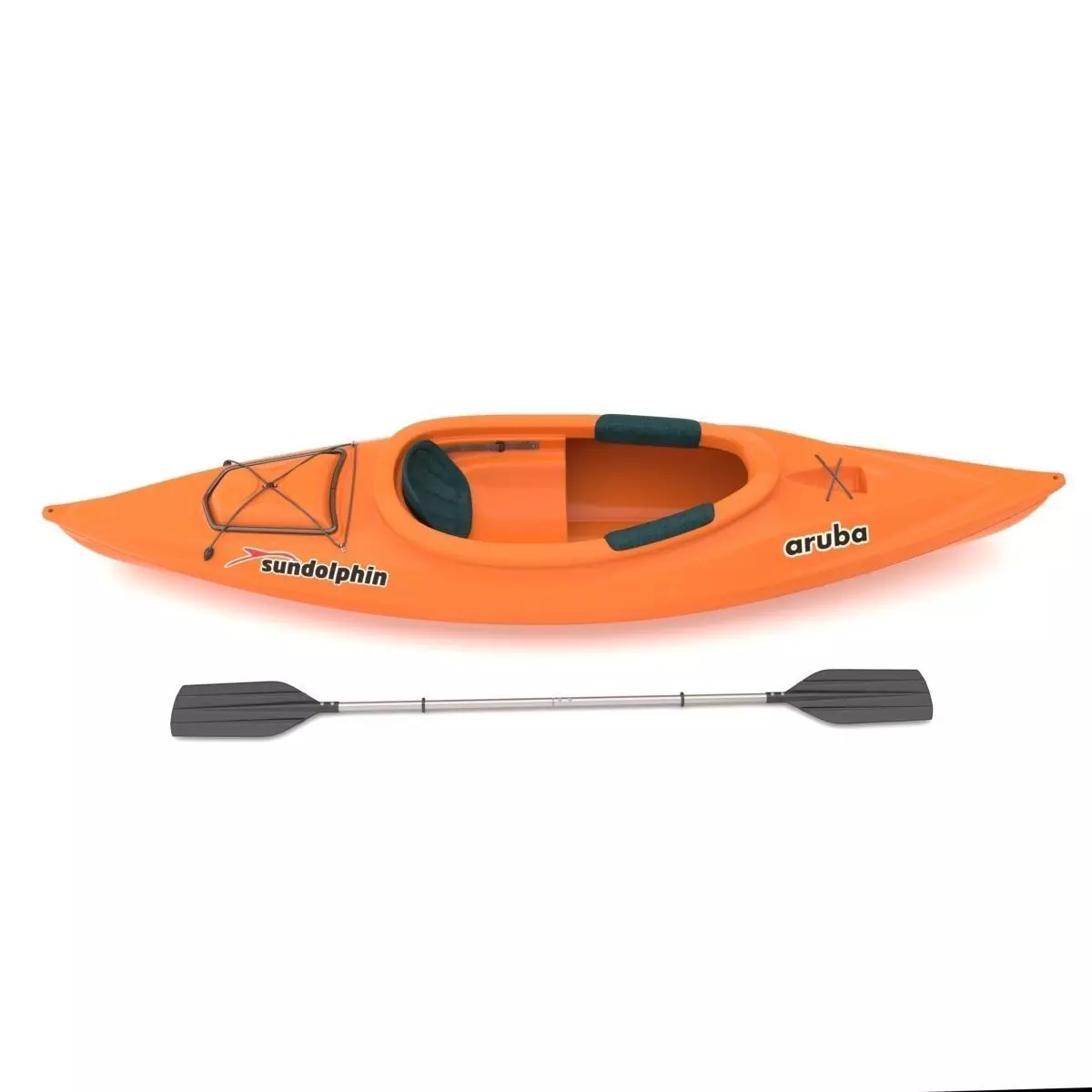 Sport Boat With Paddle 3D model_0