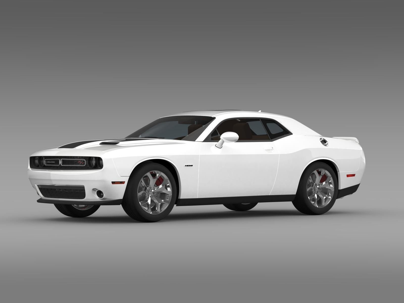 Dodge Challenger RT LC 2015 3D model_4