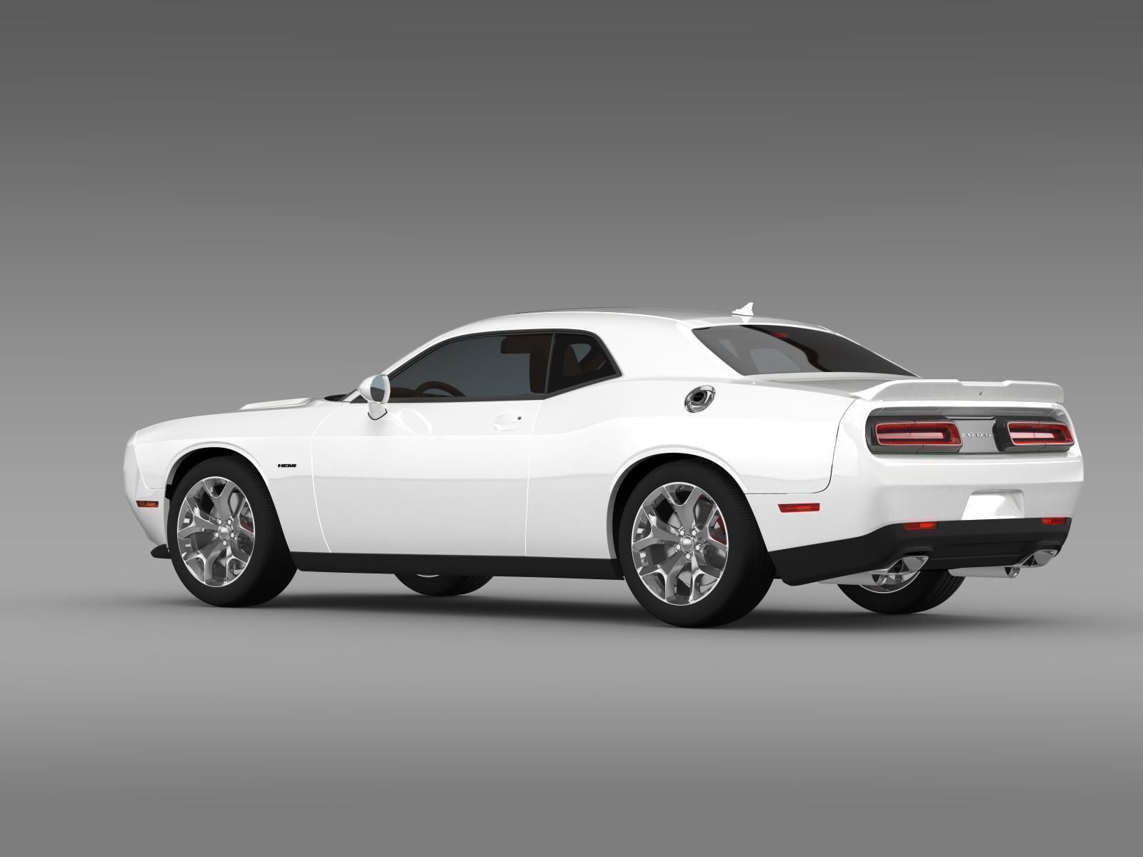 Dodge Challenger RT LC 2015 3D model_7
