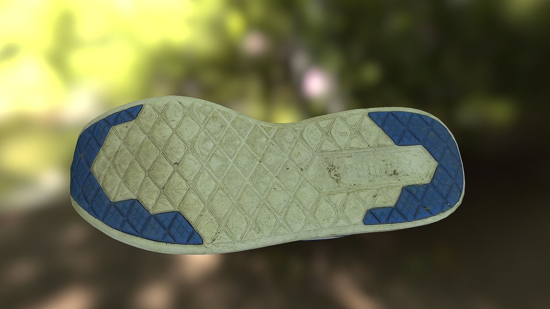 Sneaker 3D model low poly running shoe Low-poly 3D model_7