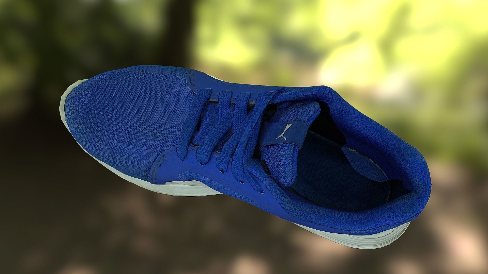 Sneaker 3D model low poly running shoe Low-poly 3D model_6