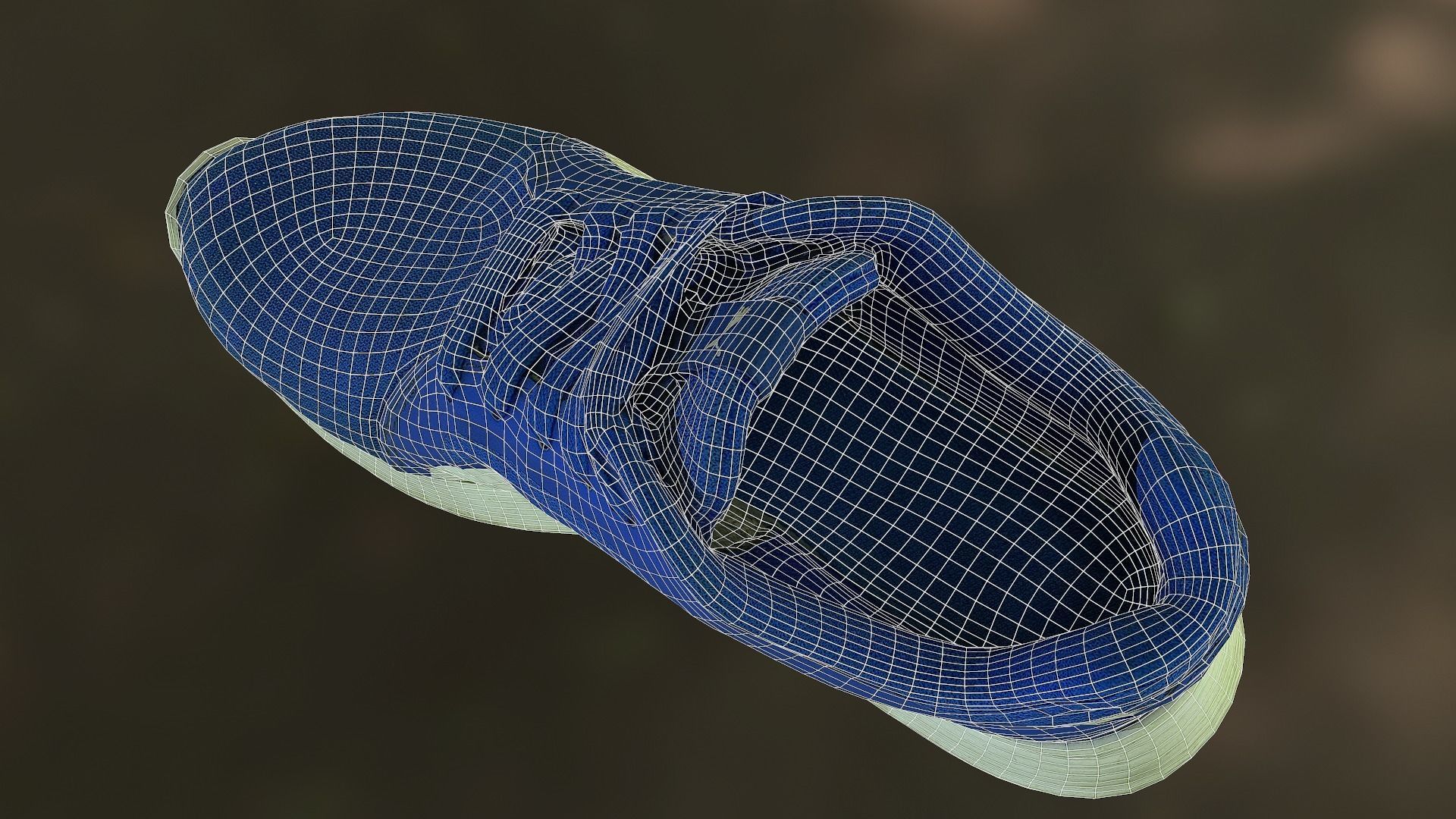 Sneaker 3D model low poly running shoe Low-poly 3D model_13