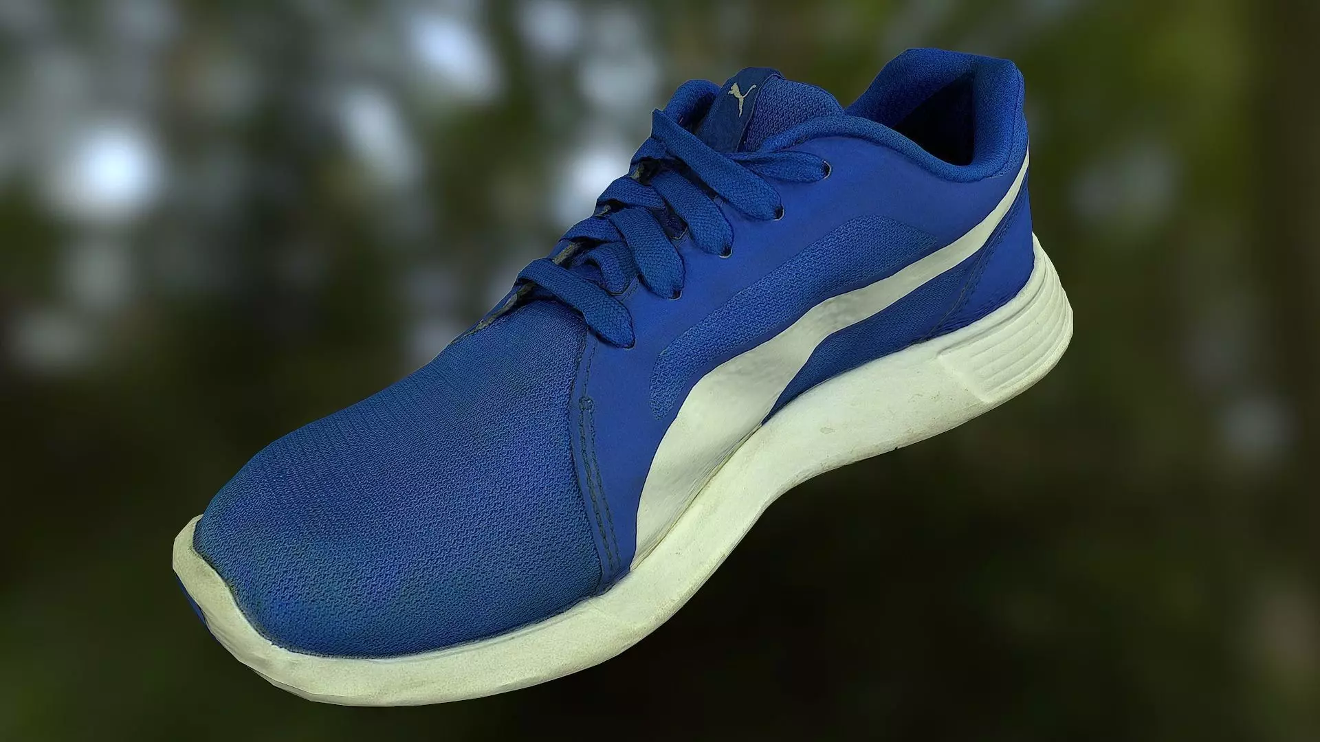 Sneaker 3D model low poly running shoe Low-poly 3D model_0