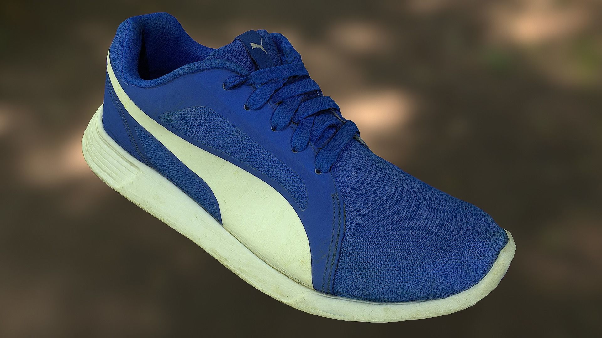 Sneaker 3D model low poly running shoe Low-poly 3D model_1