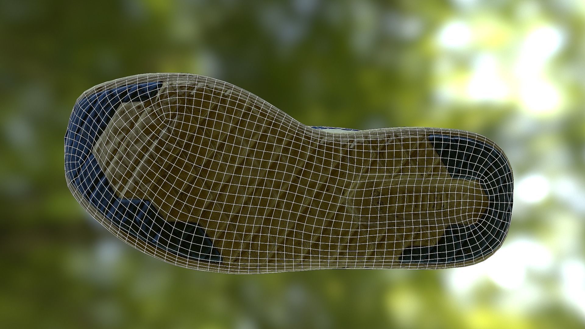 Sneaker 3D model low poly running shoe Low-poly 3D model_14