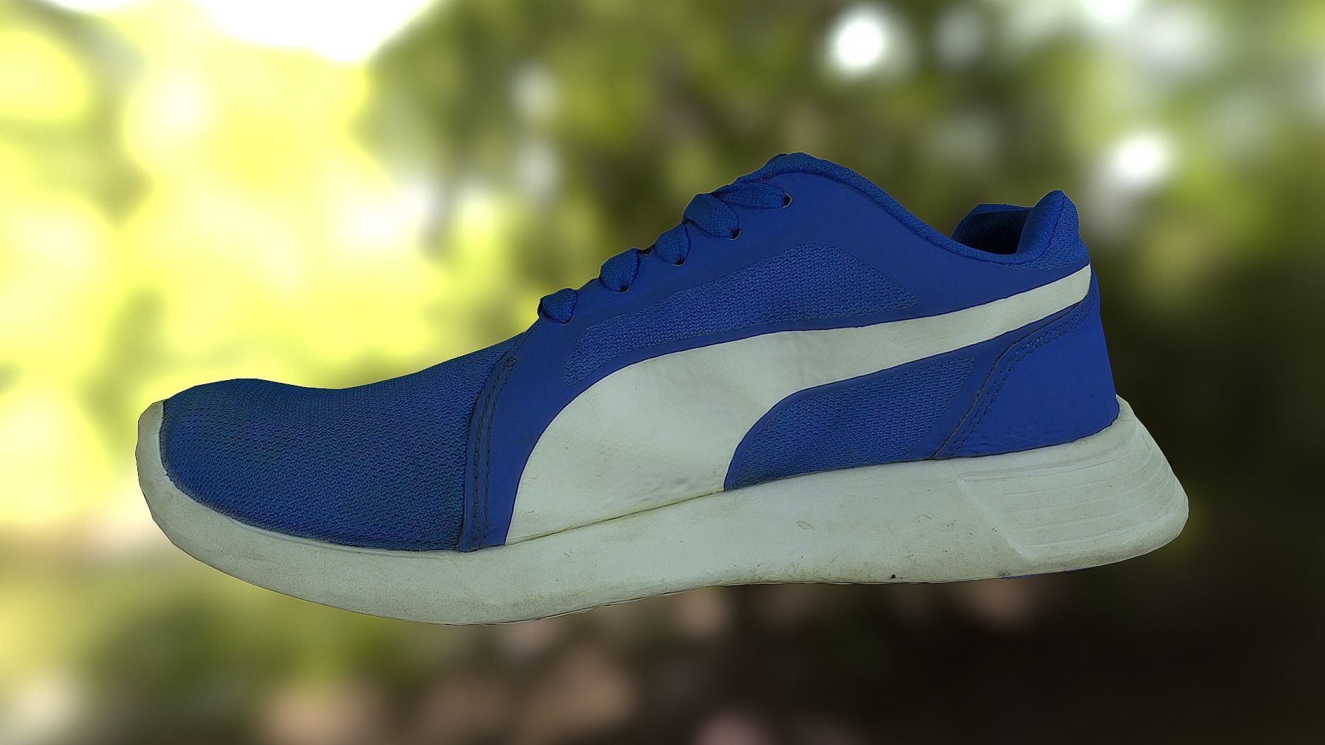 Sneaker 3D model low poly running shoe Low-poly 3D model_5