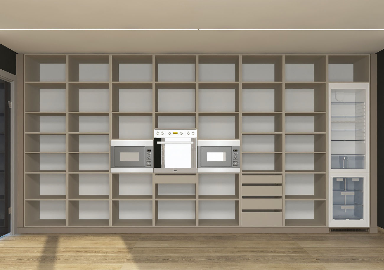 Island Kitchen 3D model_5