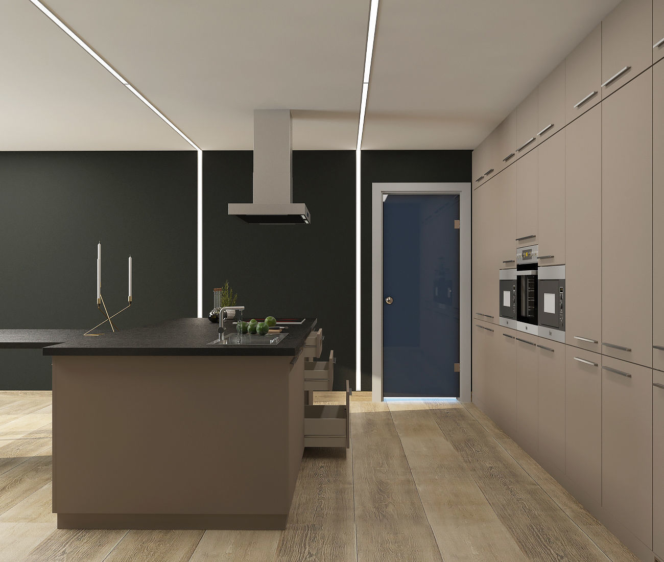 Island Kitchen 3D model_6