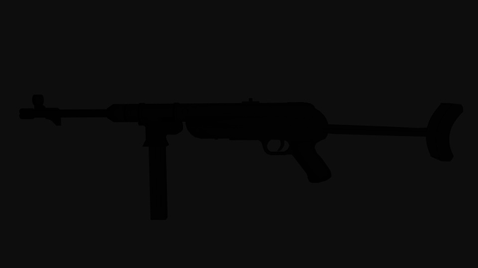 MP40 - ww2 Free 3D model