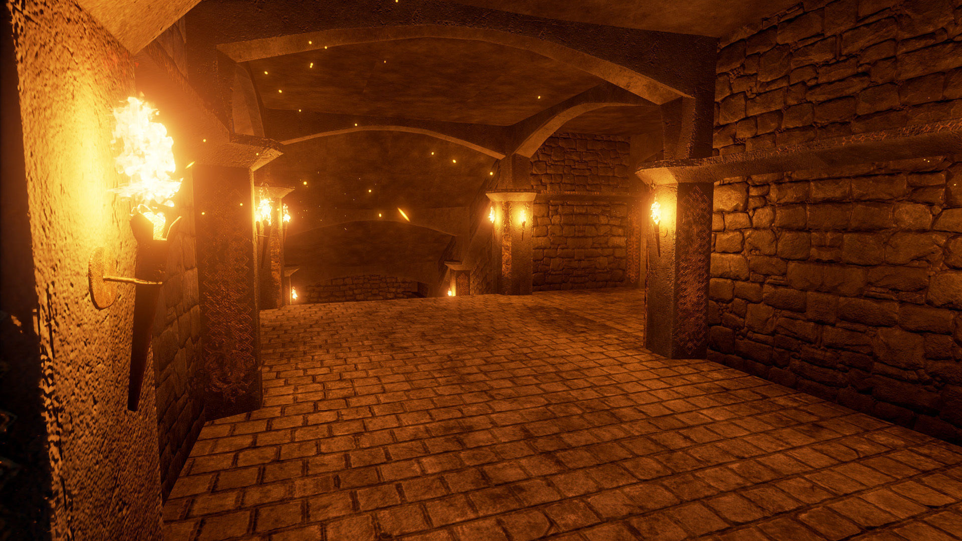 Modular Dungeon PBR Low-poly 3D model_2