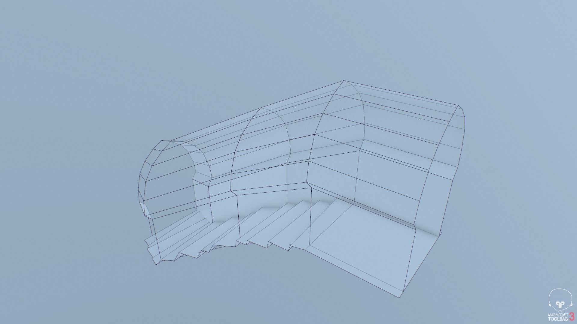 Modular Dungeon PBR Low-poly 3D model_18