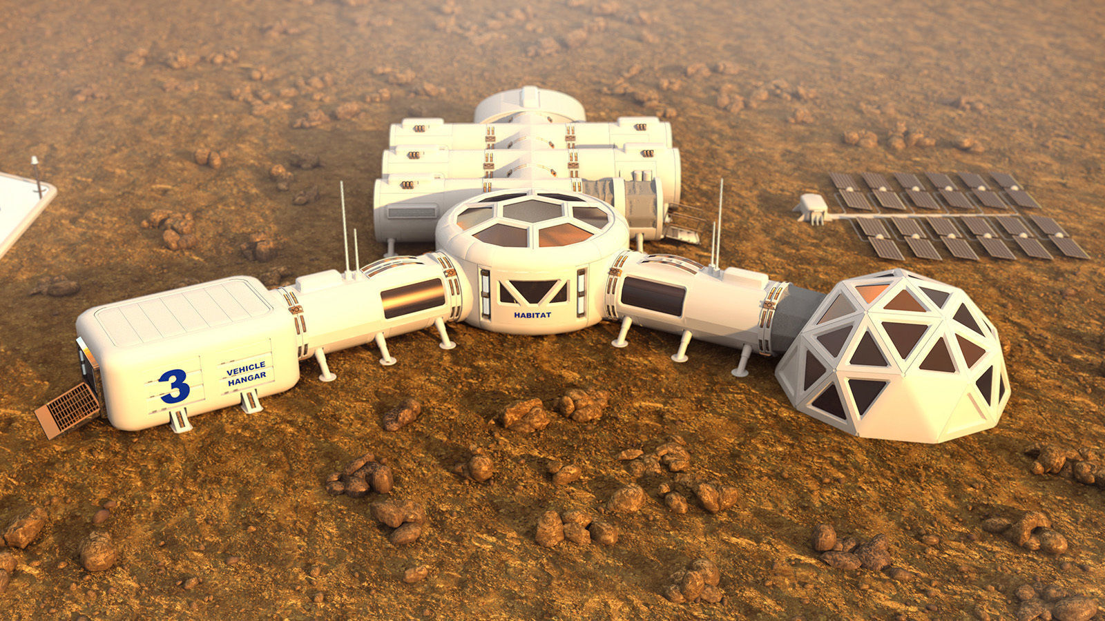 Mars City colone 3d model 3D model_5