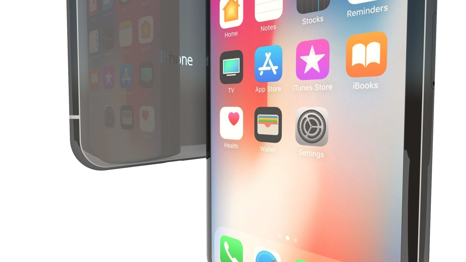 Apple iPhone X Ten 2017 3D model_7