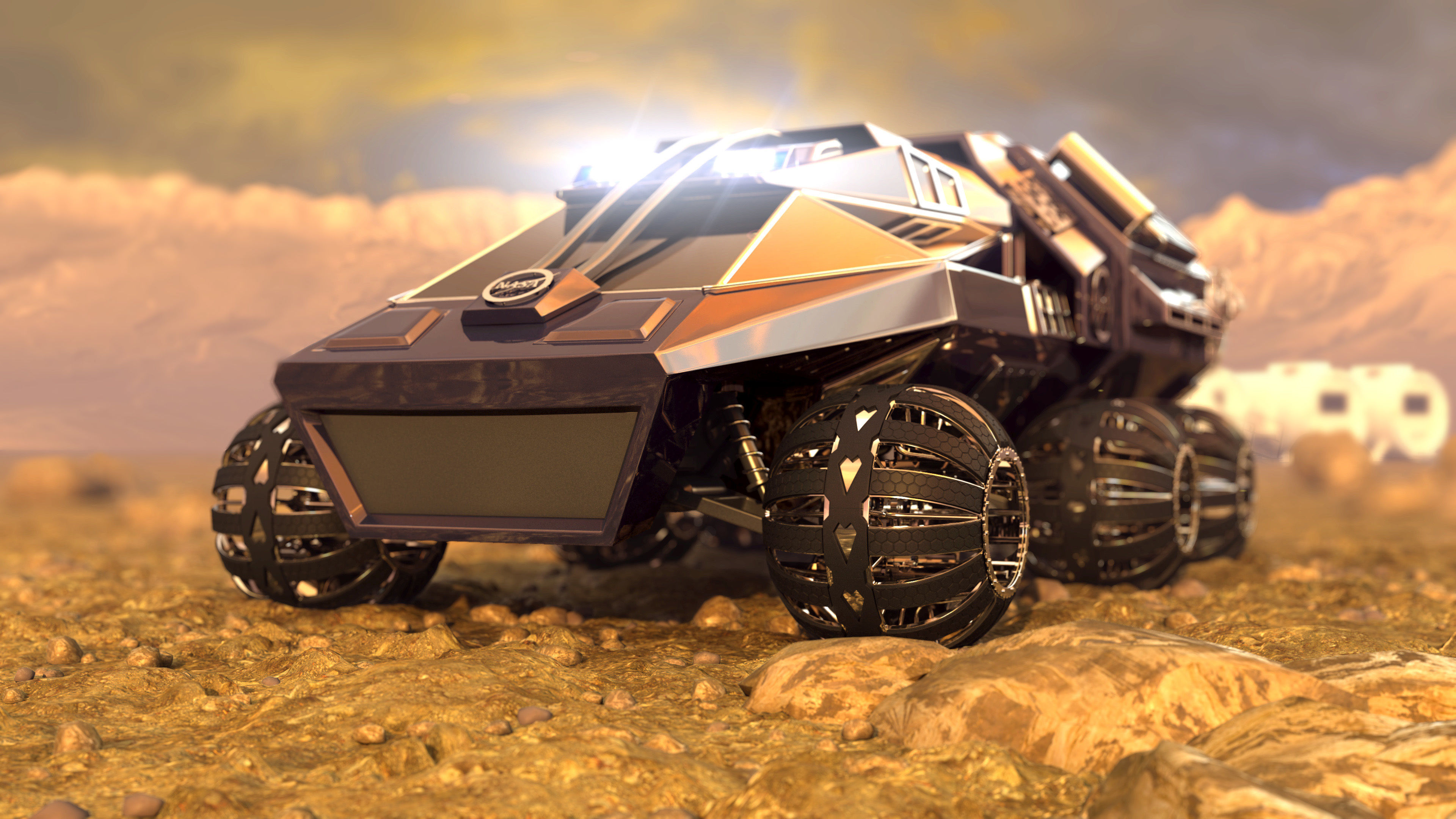 Mars Rover NASA prototype 3D model_4