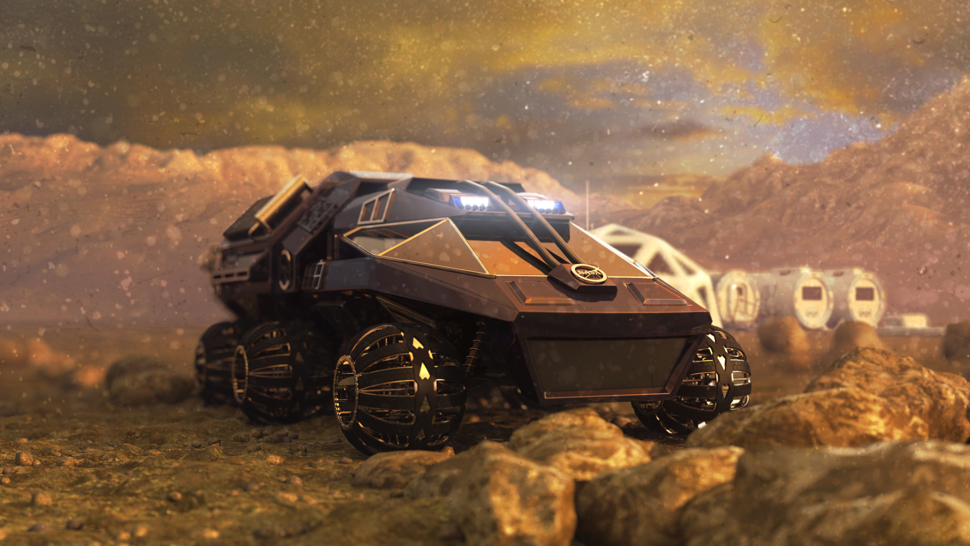 Mars Rover NASA prototype 3D model_1