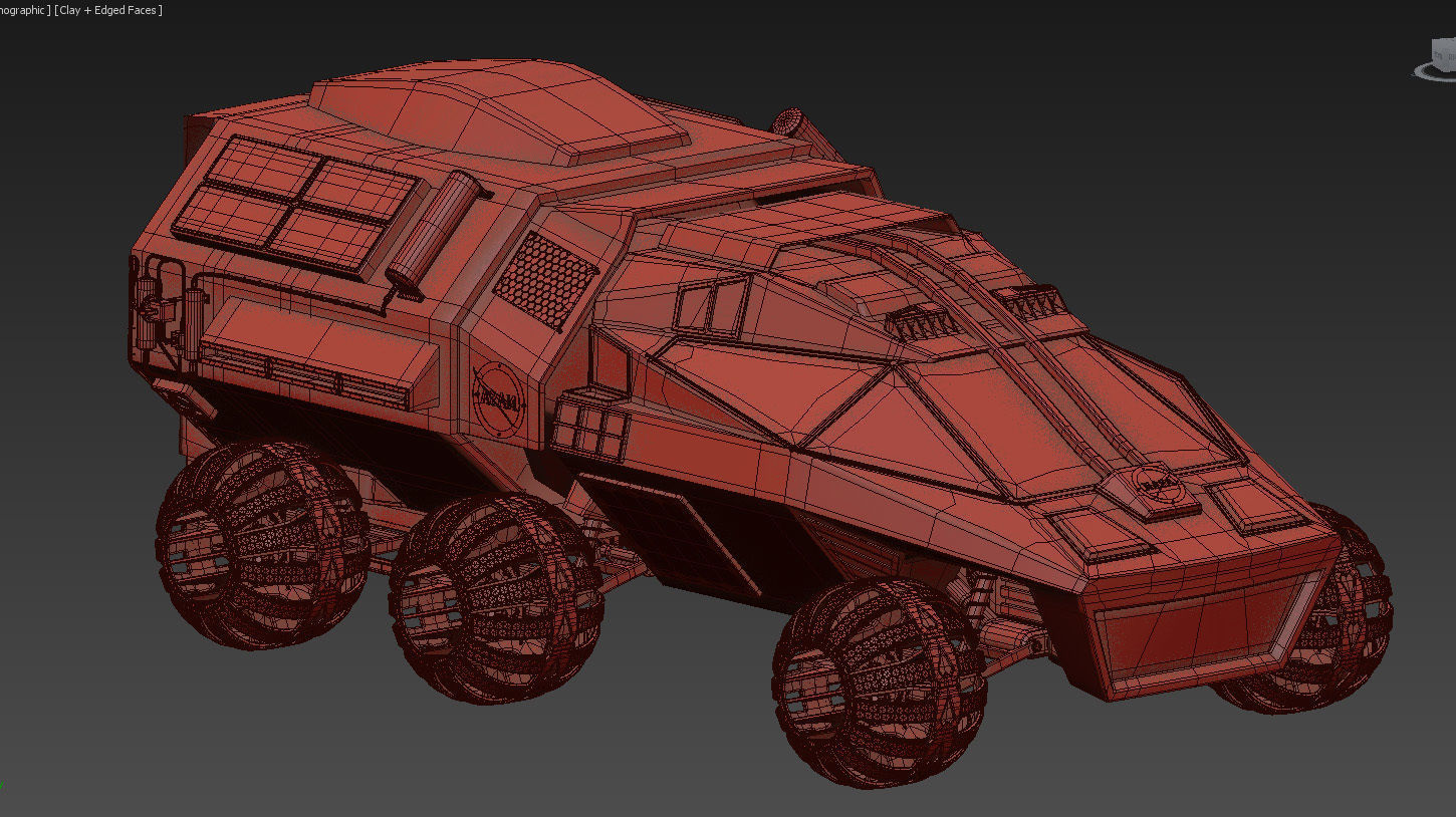 Mars Rover NASA prototype 3D model_13
