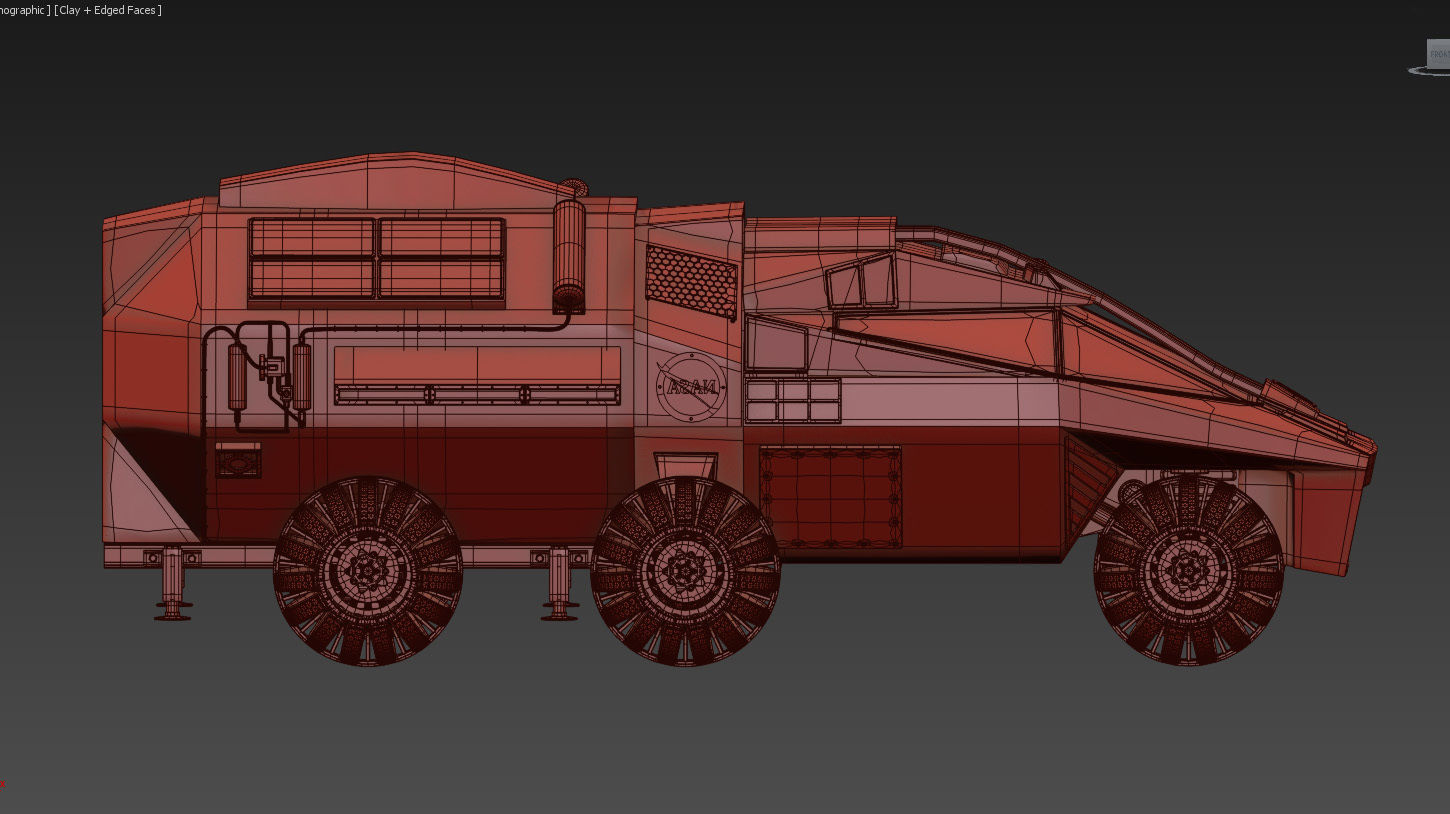 Mars Rover NASA prototype 3D model_12