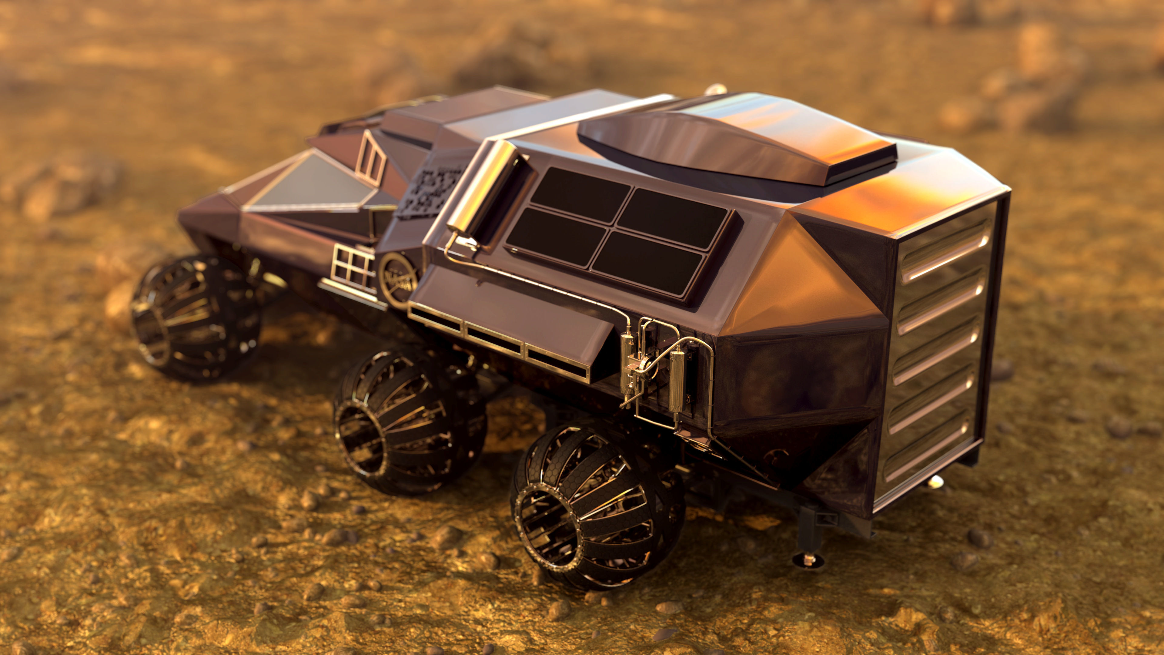 Mars Rover NASA prototype 3D model_3