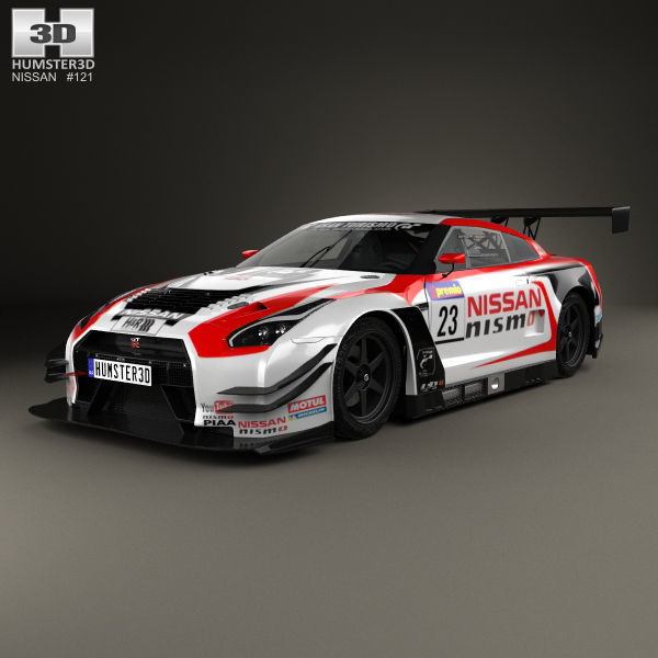 Nissan GT-R Nismo GT300 2015 3D model