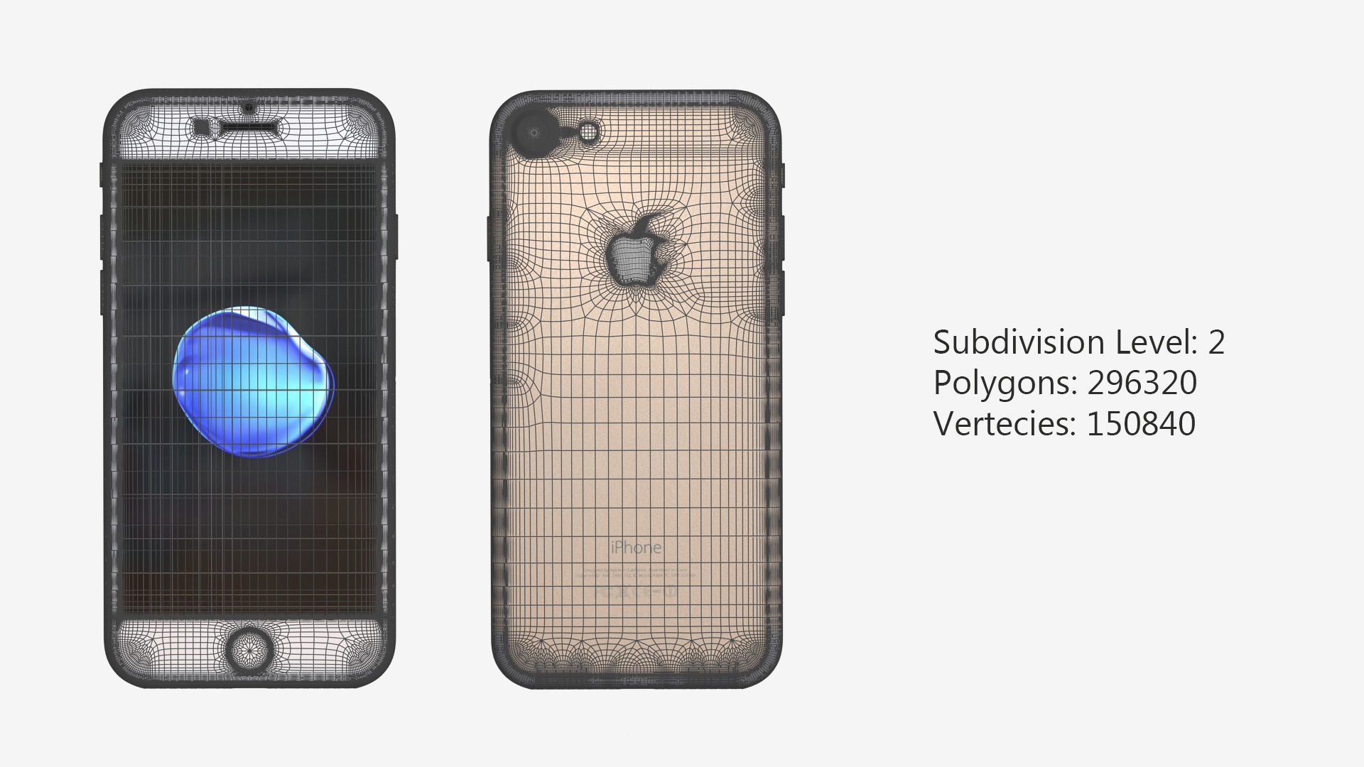 iPhone 7 and iPhone 7 Plus 4K Textures 9 Colors 3D model_25