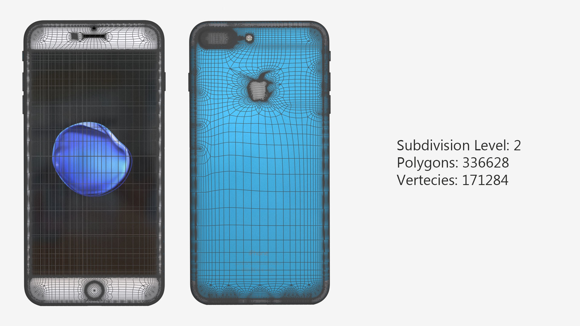 iPhone 7 and iPhone 7 Plus 4K Textures 9 Colors 3D model_29