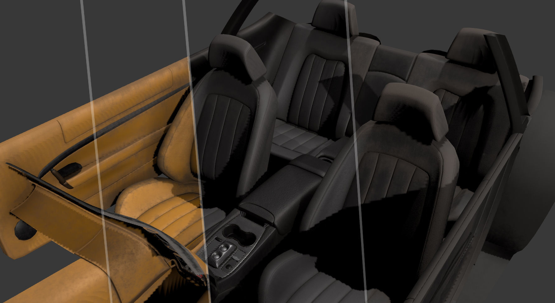 Maserati GT Low-poly 3D model_17