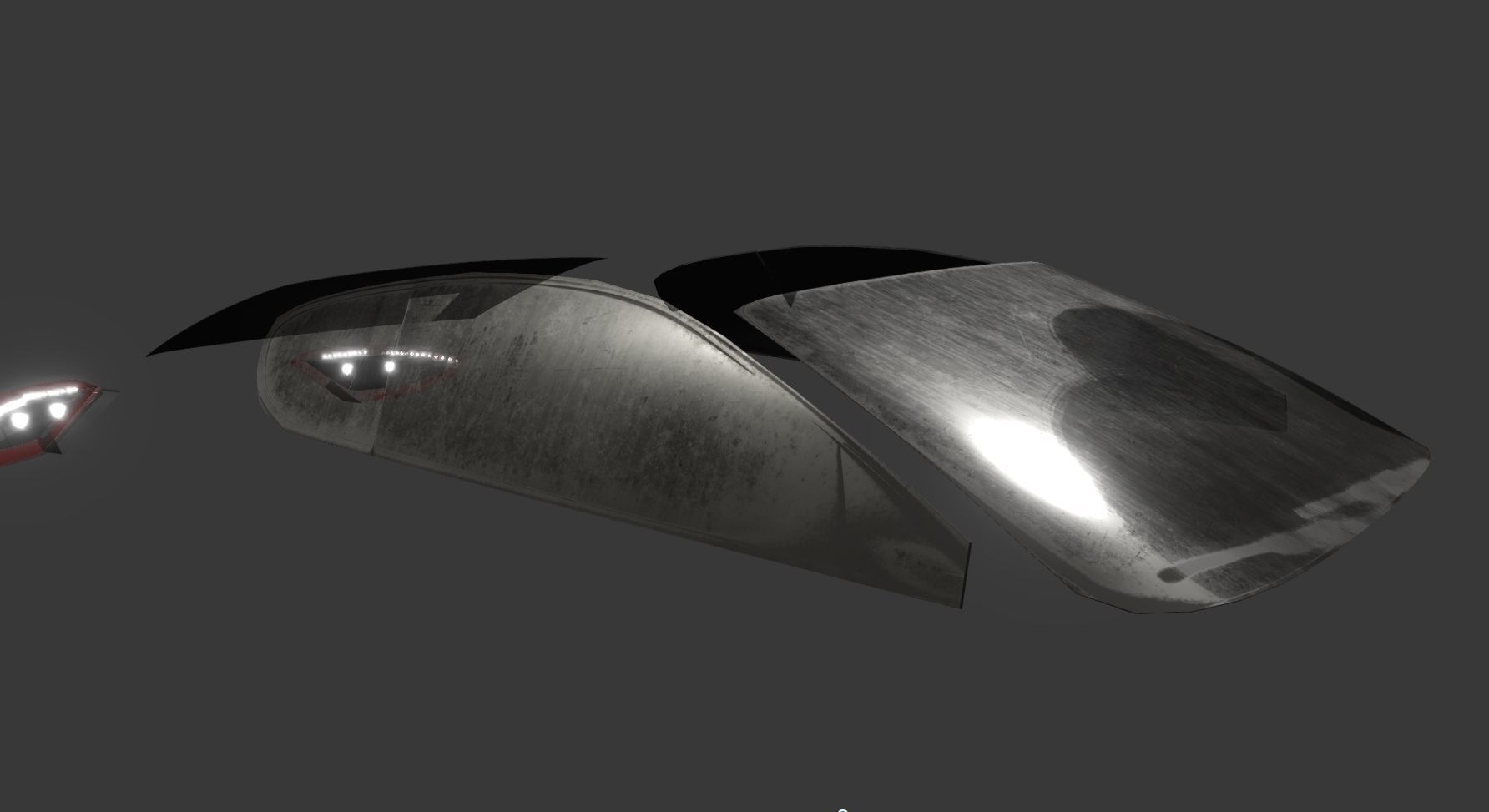 Maserati GT Low-poly 3D model_22