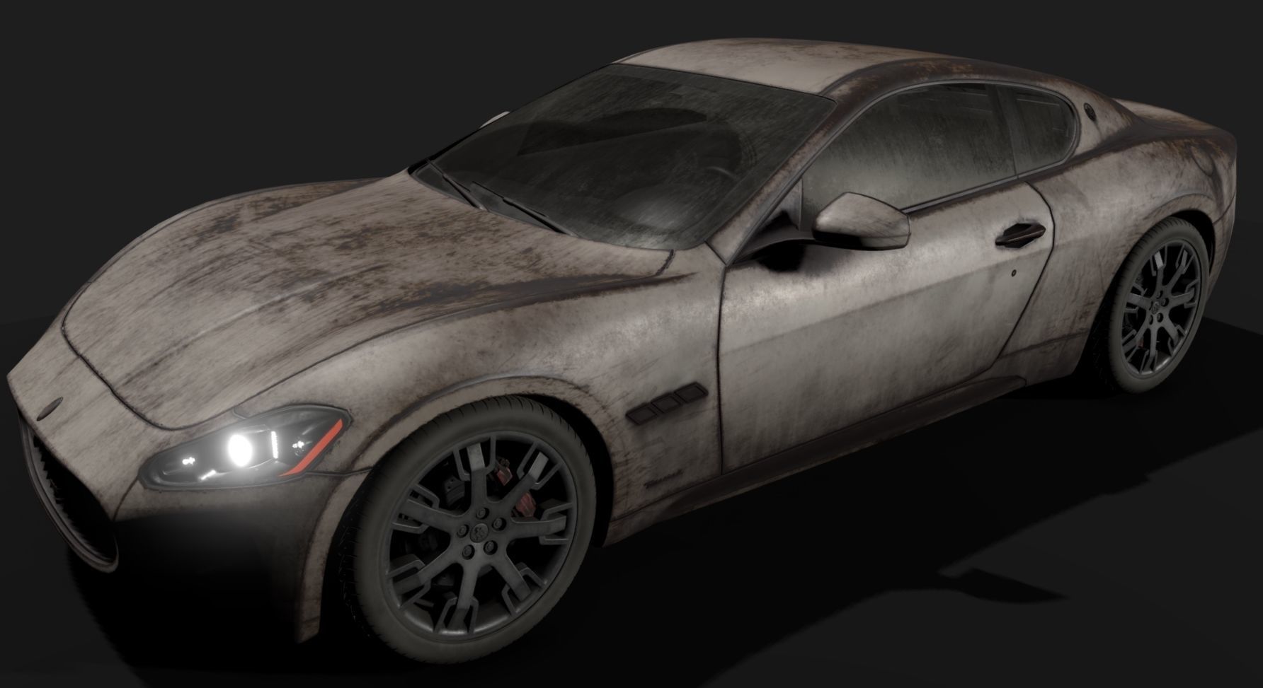 Maserati GT Low-poly 3D model_32