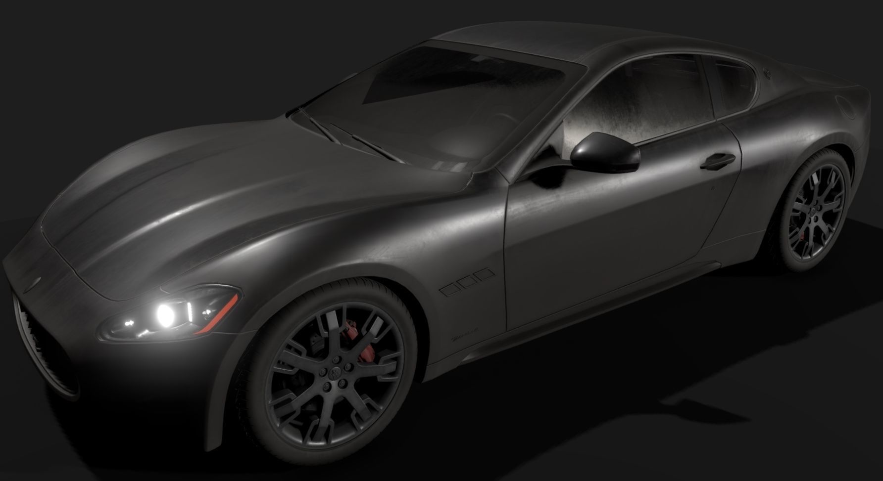 Maserati GT Low-poly 3D model_13
