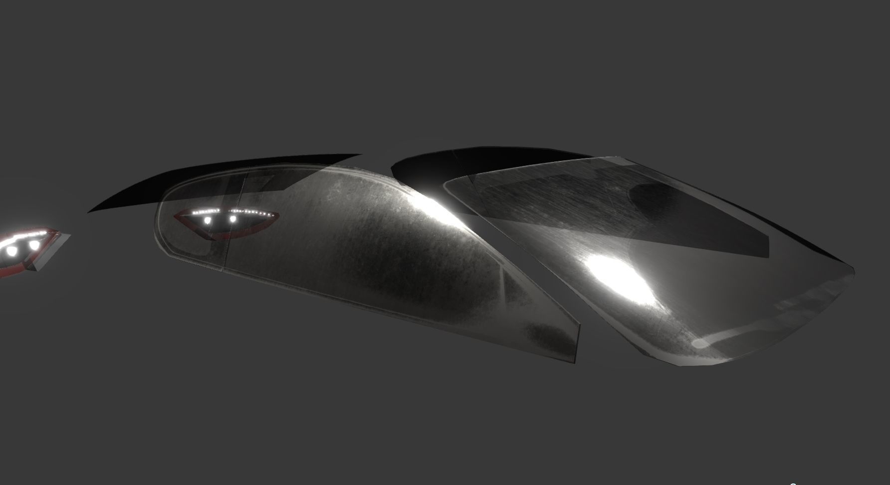 Maserati GT Low-poly 3D model_23