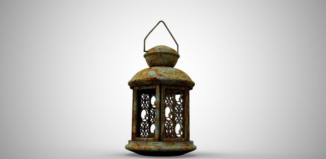 Oriental Lantern 3D model_9