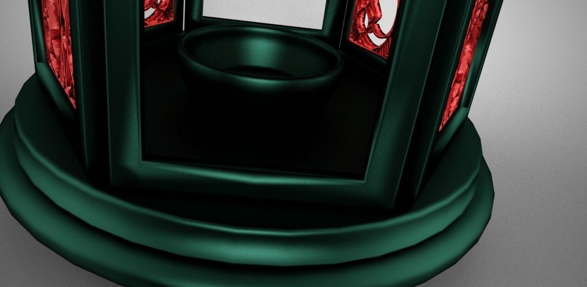 Oriental Lantern 3D model_6