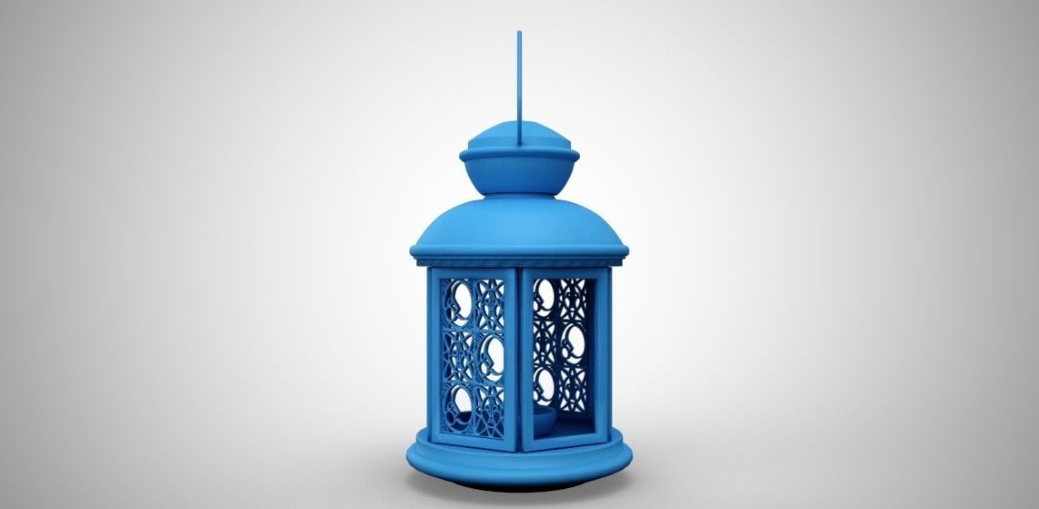 Oriental Lantern 3D model_10
