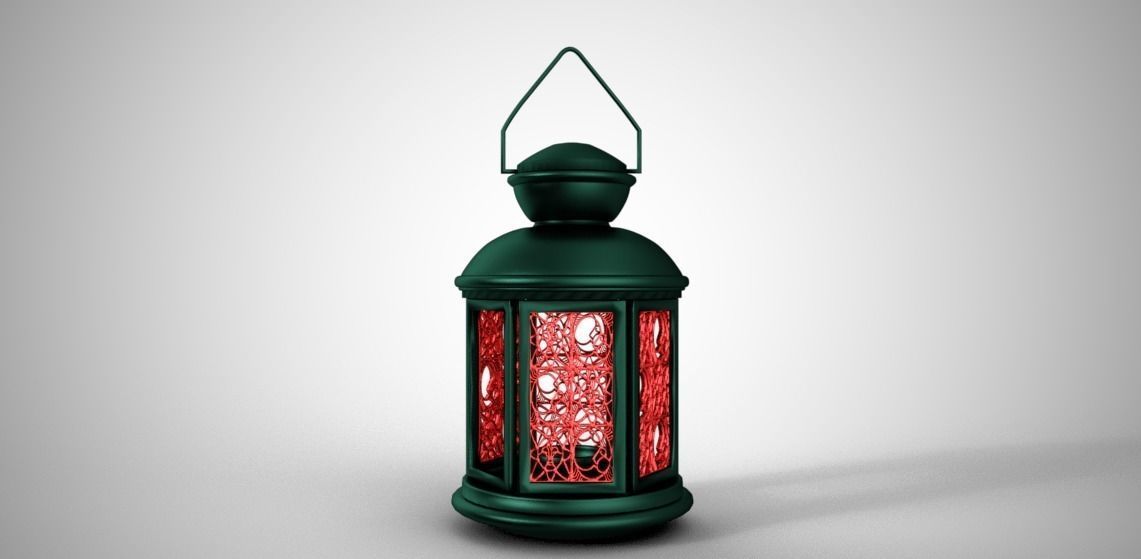 Oriental Lantern 3D model_1