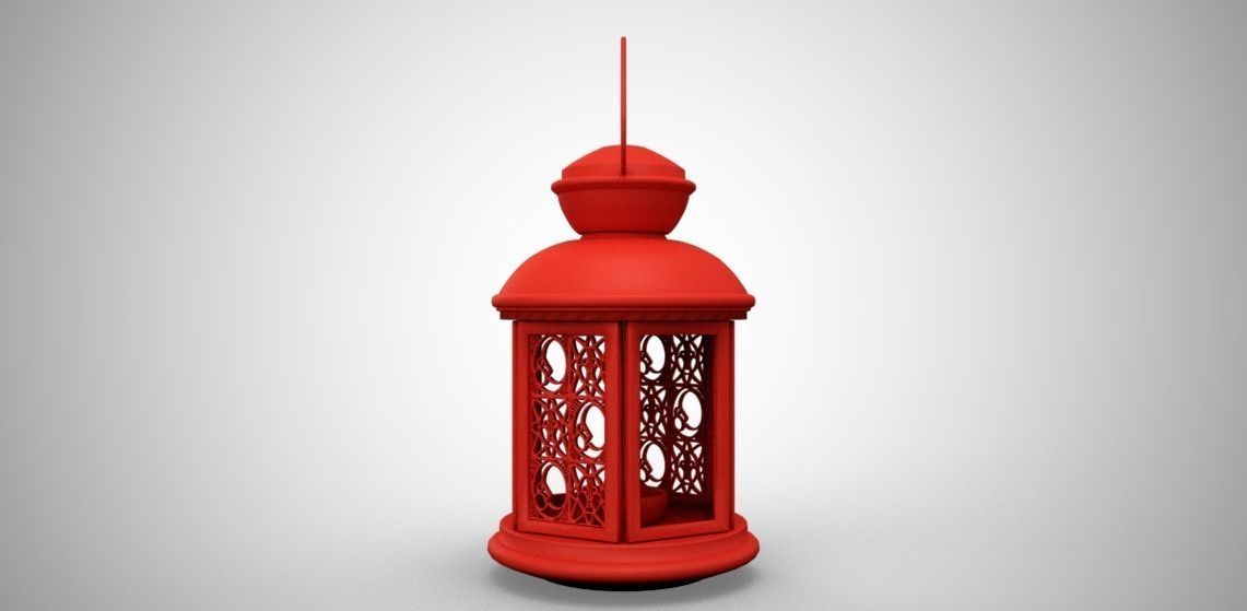 Oriental Lantern 3D model_12