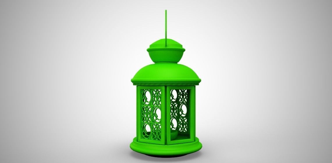 Oriental Lantern 3D model_11