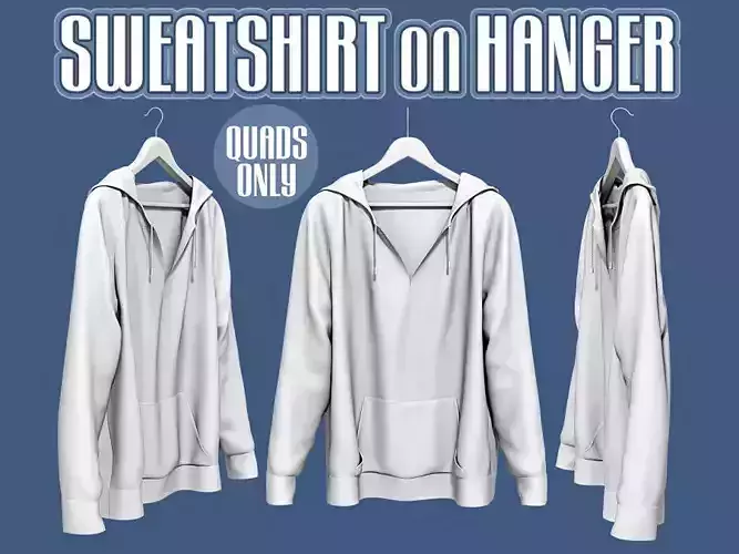 Sweatshirt on hanger