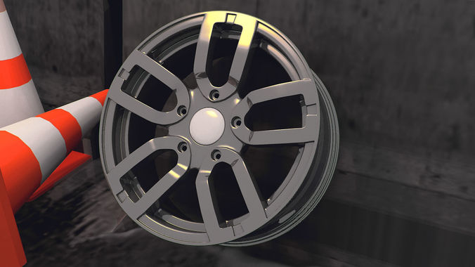 Lada Niva Urban Rim Low-poly 3D model