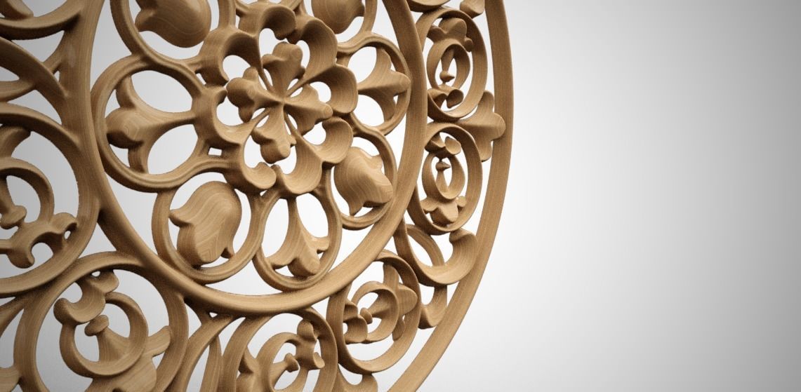 Engraving  no8 Low-poly 3D model_14