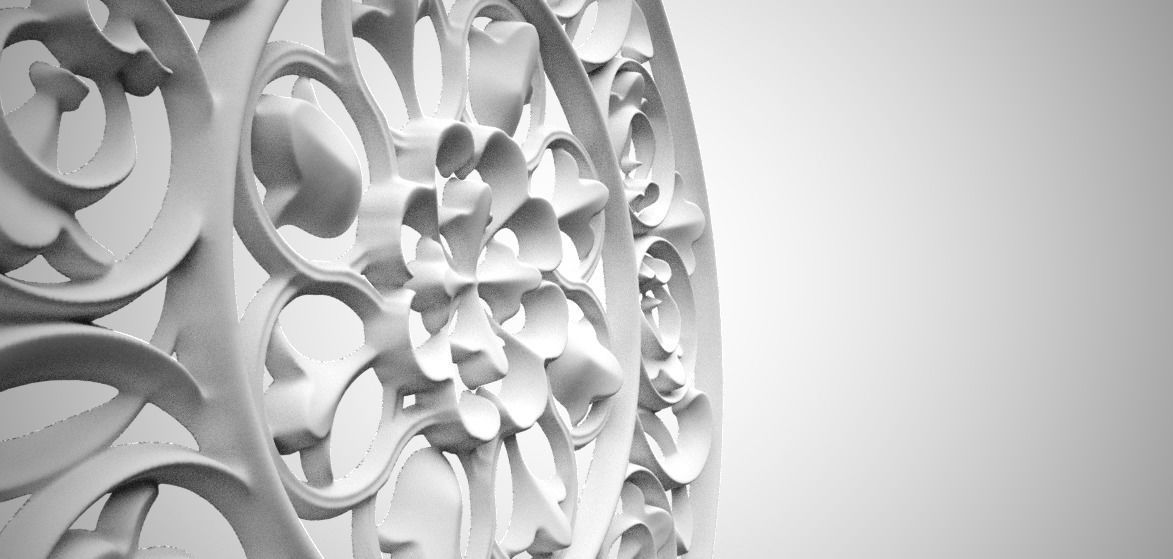 Engraving  no8 Low-poly 3D model_13