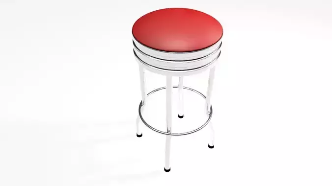 Vintage-Style Barstool