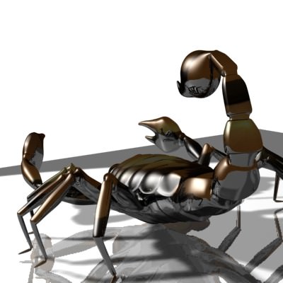Scorpion Low-poly 3D model_6