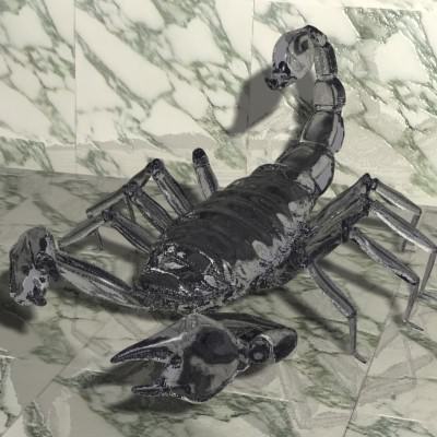 Scorpion Low-poly 3D model_2