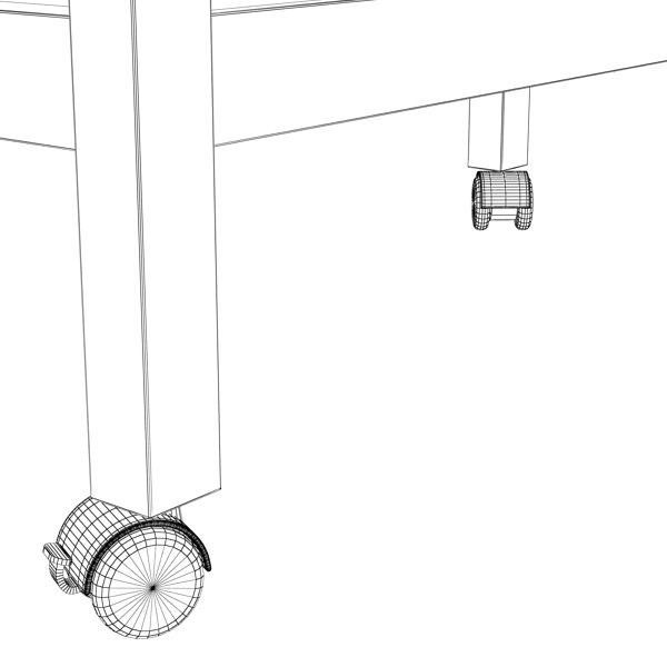 Wine Table Rack 1 3D model_11