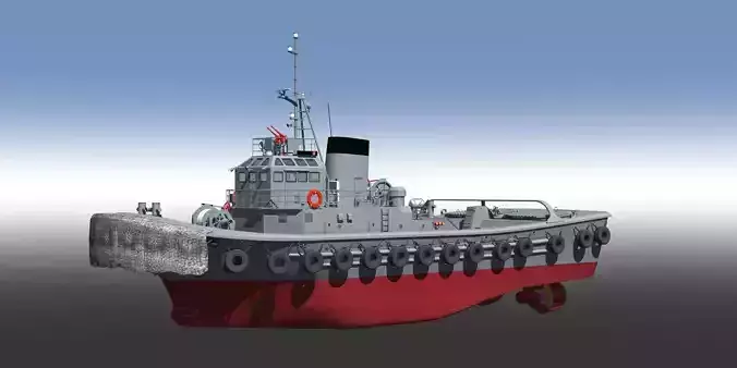 Japan Maritime Self-Defense Force Type58 Tugboat
