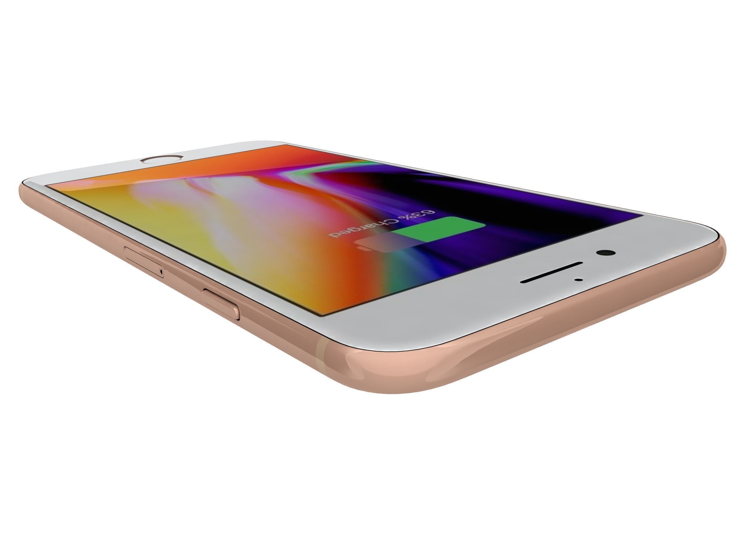 Apple iPhone 8 All Colors 3D model_24