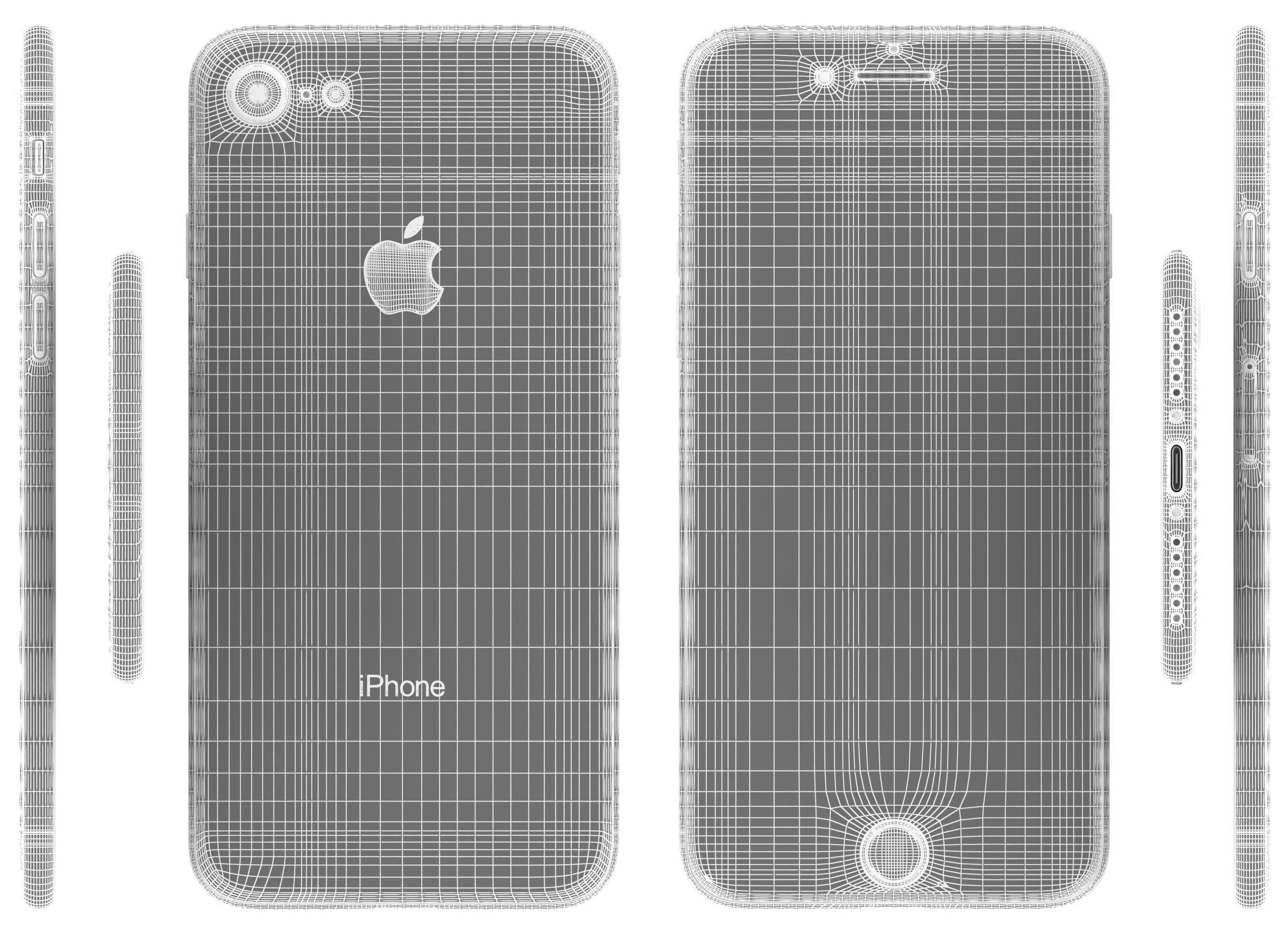 Apple iPhone 8 All Colors 3D model_31