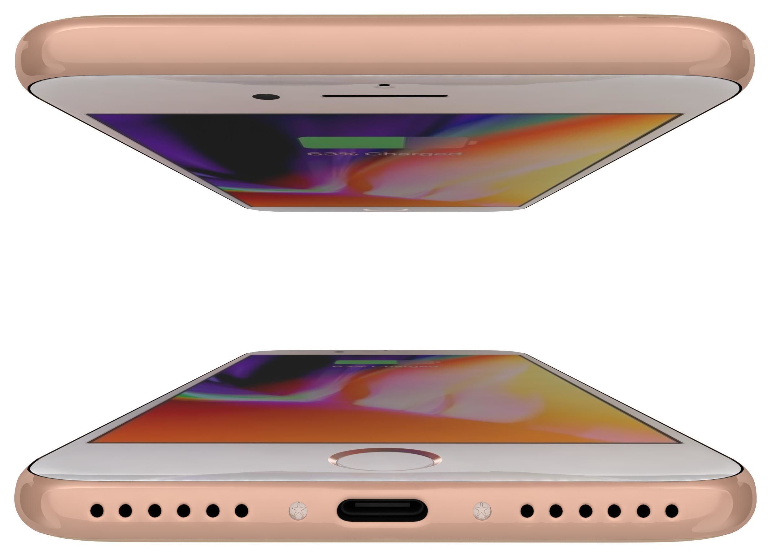 Apple iPhone 8 All Colors 3D model_7